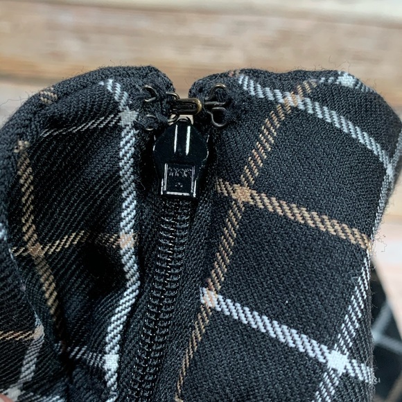 The Loft Plaid Midi Skirt Sz 8P - Picture 6 of 7